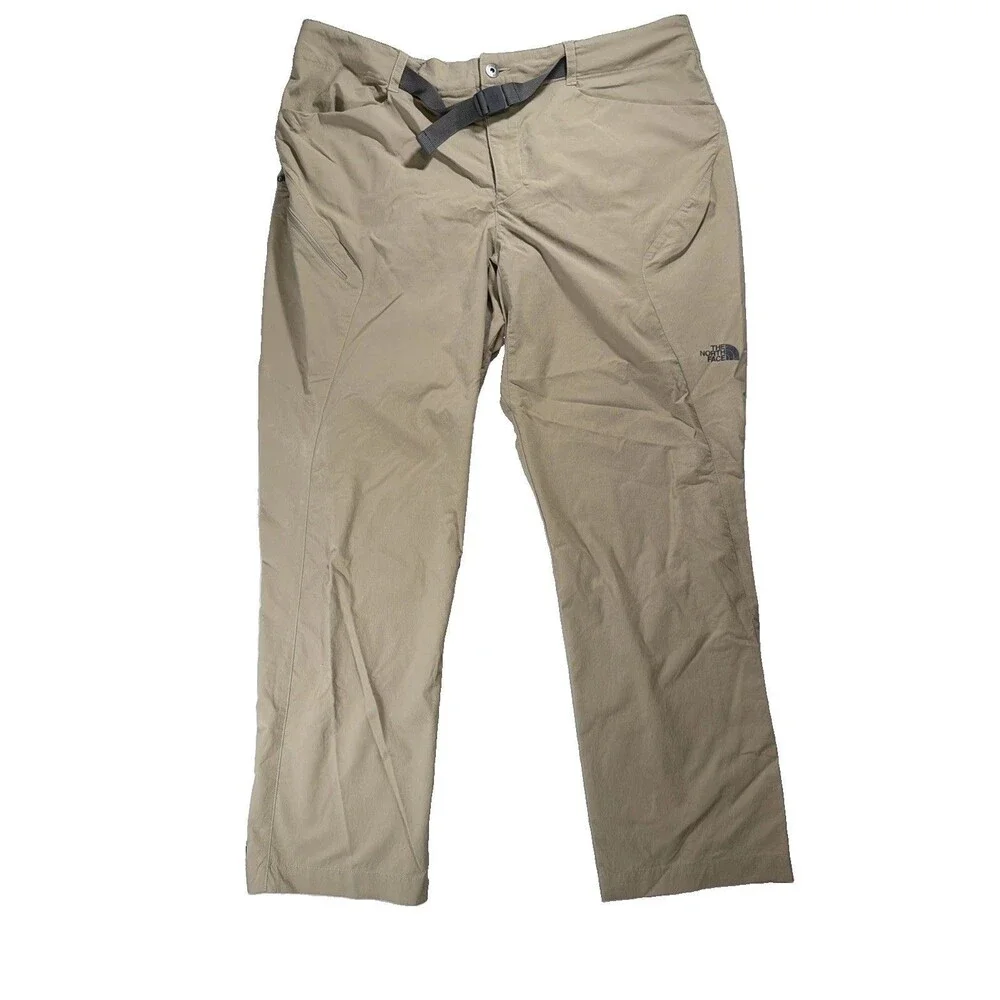 The North Face Pants Mens 40 Tan Paramount Hiking Outdoor Straight Leg NF0A2WL7